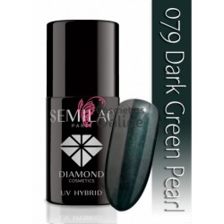 Oja UV Semilac 079 verde sidefat Dark Green Pearl 7 ml